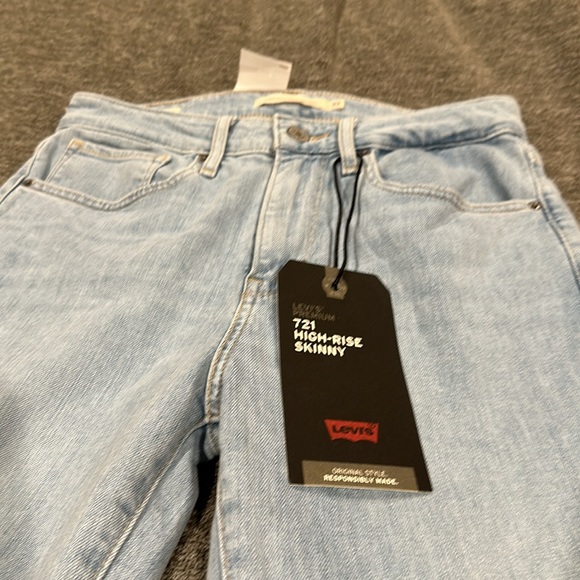 721™ HIGH RISE SKINNY LEVI JEANS - Picture 3 of 10